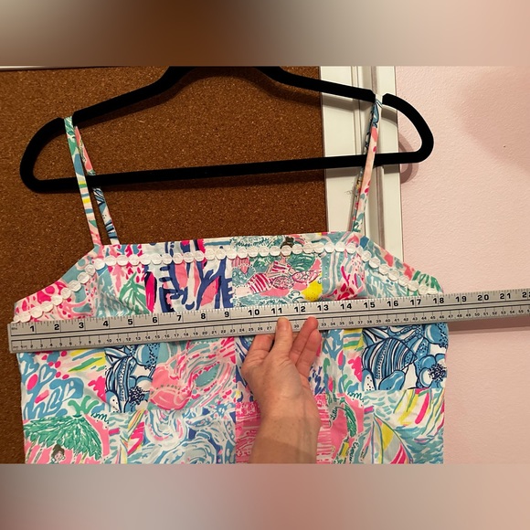 EUC. Lilly Pulitzer Jesse Romper, Pop Up Summer Remix Patchwork. Size 16 - Picture 3 of 9